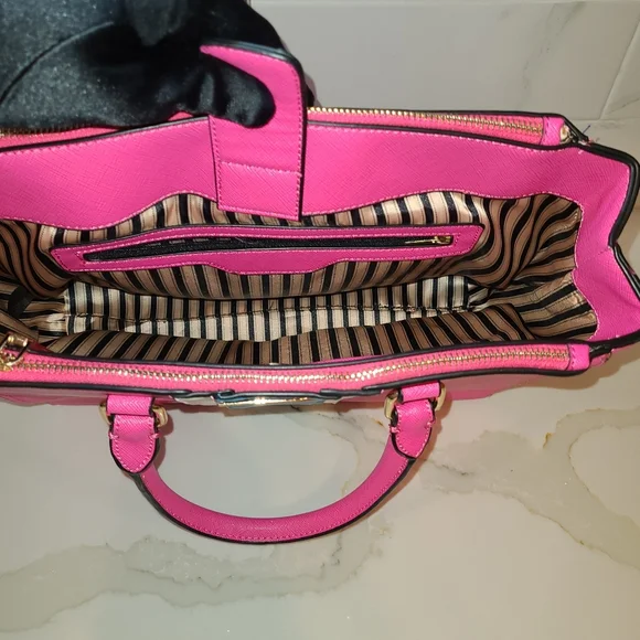 Kate Spade New York Pink and Blue Satchel EUC - Picture 10 of 16